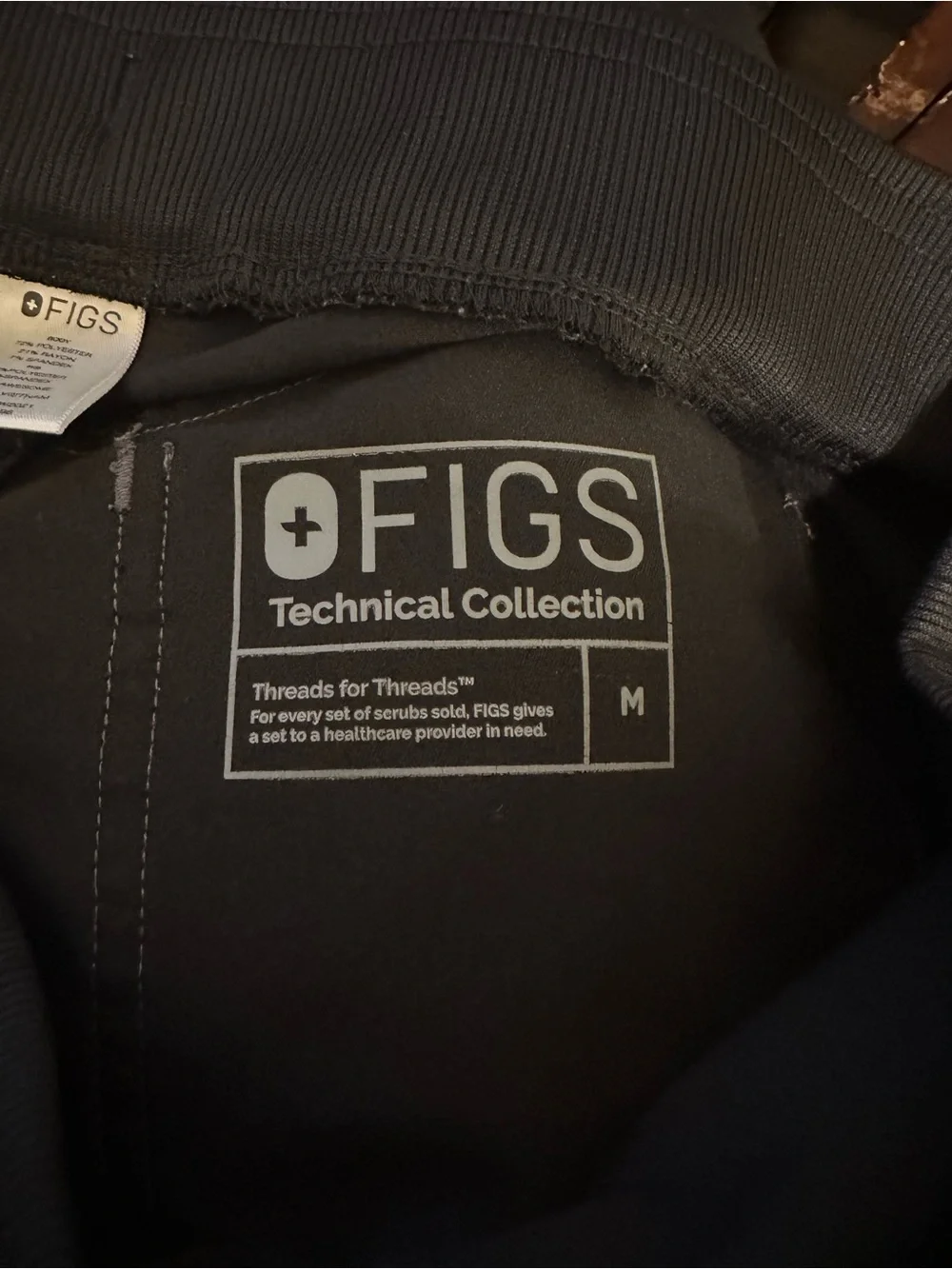 FIGS | “Tansen” Black 5 Pocket Scrub Joggers - Men’s Medium